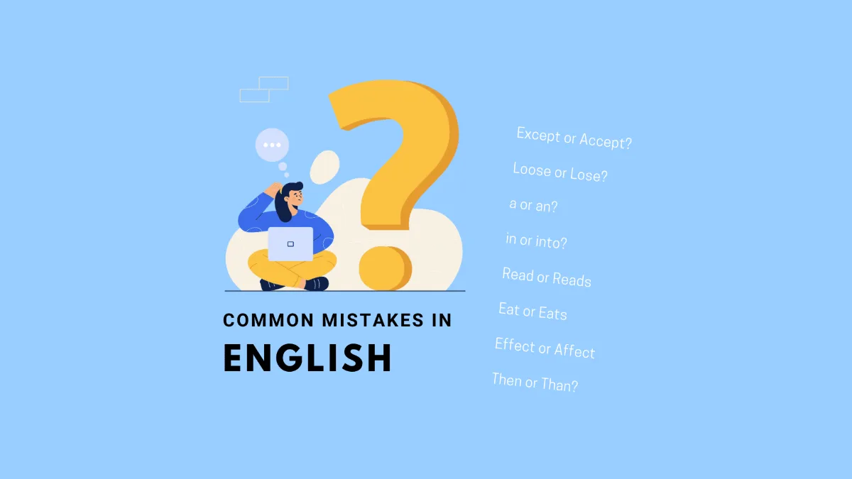 Common Errors in Spoken English